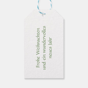 Flauschiger Igel mit Weihnachtsgeschenk Gift Tags
