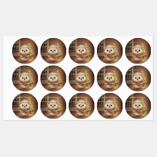 Flauschiger Igel Weihnachtszauber Design