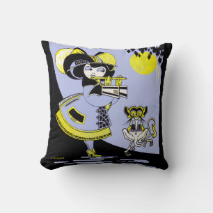 Flautist and the Monkey Cushion