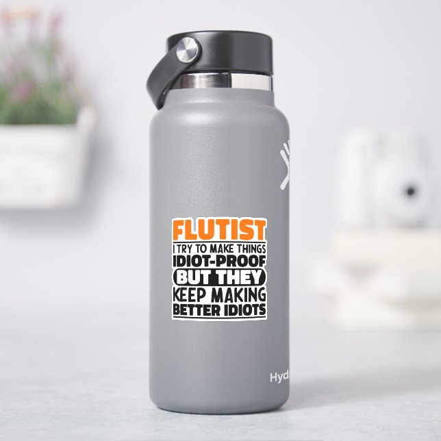 Flautist Try To Make Things Funny Flute Player Coo (HydroFlask)