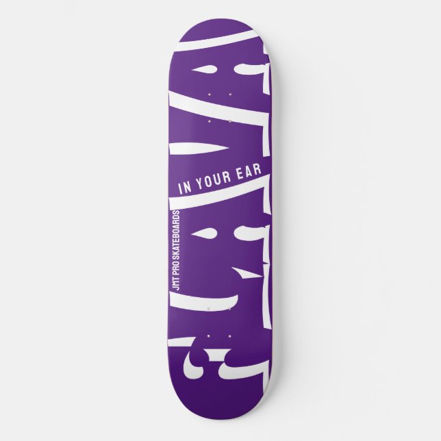 FLAVA IN YOUR EAR  8 1/2" Skateboard Deck (Front)