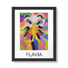 Flavia Poster, 8 x10