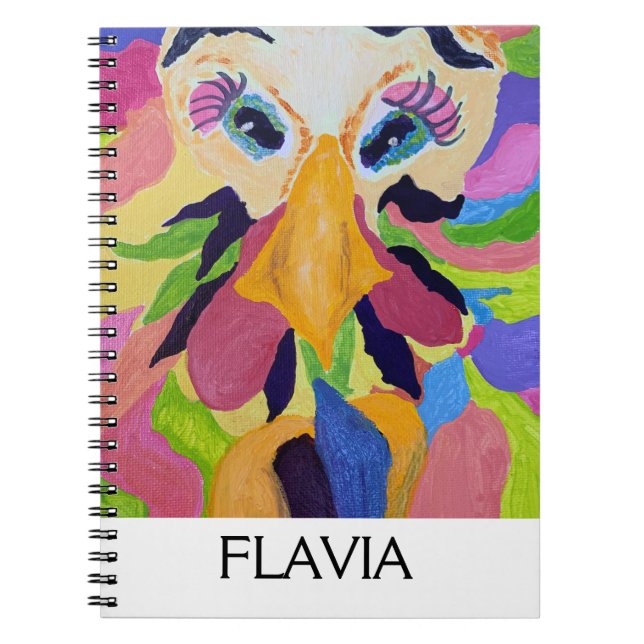 FLAVIA SPIRAL NOTEBOOK  (Front)