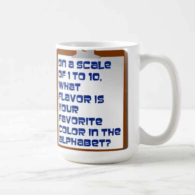 Flavour of the Alphabet Mug (Right)