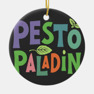 Flavours of Adventure: Pesto Paladin Ceramic Ornament