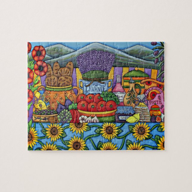 Flavours of Provence Puzzle by Lisa Lorenz (Horizontal)