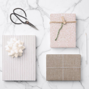 Flawless Coordinated and Luxury Opulent Love  Wrapping Paper Sheet