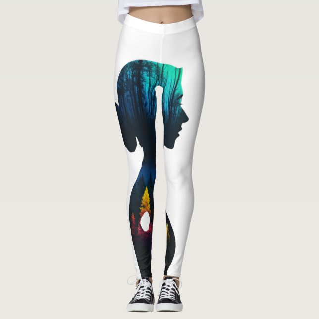 Flawless Fit: Trendy & Comfortable Leggings (Front)