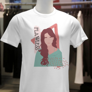 Flawless modern woman empowering portrait T-Shirt