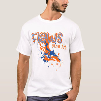 Flaws Are Art – Creative Minimalist T-Shirt by Mav
