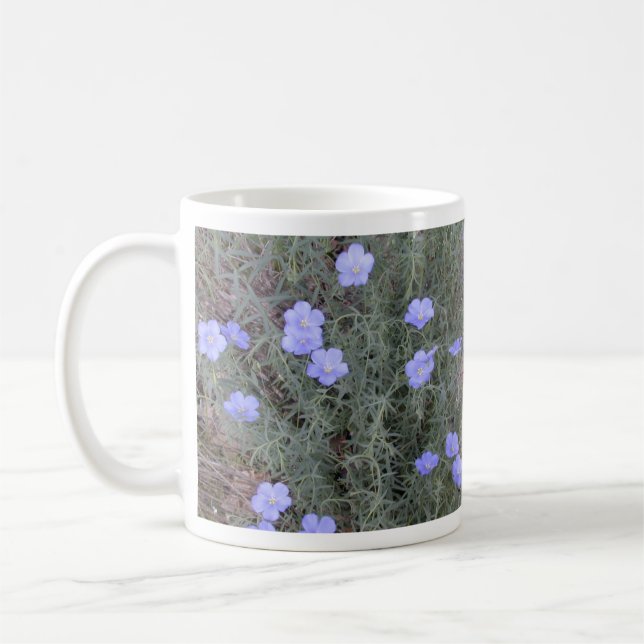 Flax Blossoms mug (Left)