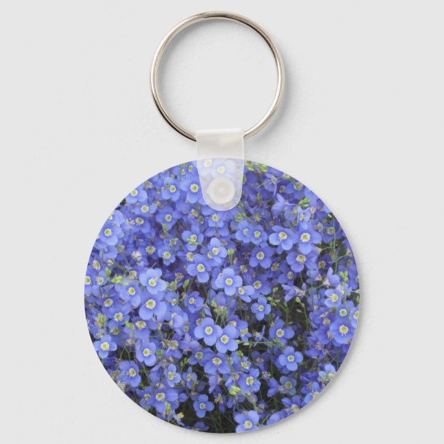 Flax Flowers at Longwood Gardens, Pennsylvania Key Ring (Front)
