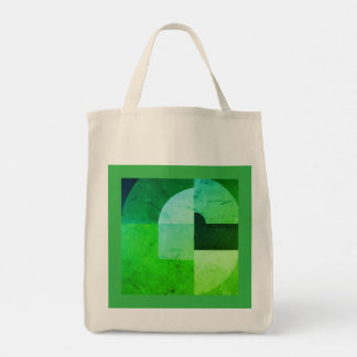 Flax green art tote bag