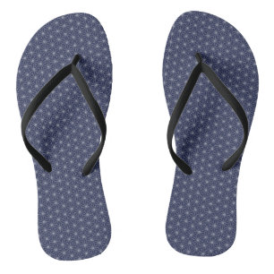 Flax-leaf pattern traditional japanese desgin thongs