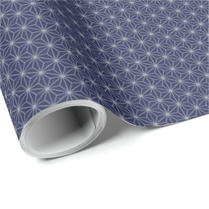 Flax-leaf pattern traditional japanese desgin wrapping paper
