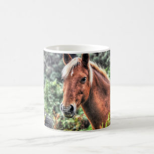 Flaxen-maned New Forest Pony of Hampshire, England Coffee Mug