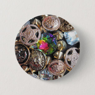 Flea Market Bling 6 Cm Round Badge