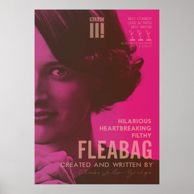Fleabag Phoebe WallerBridge british comedy show al Poster (Front)