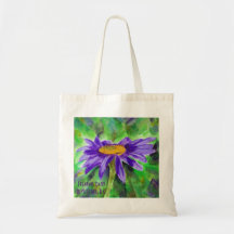 Fleabane Daisy Tote Bag