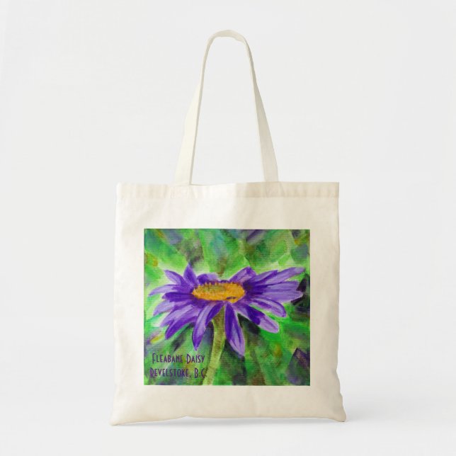Fleabane Daisy Tote Bag (Front)