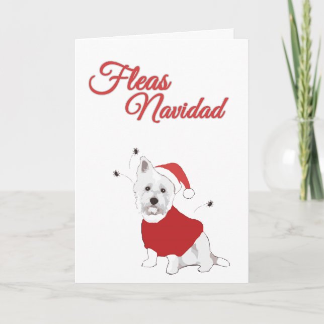 Fleas Navidad Holiday Card (Front)