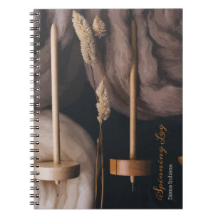 Fleece and Drop Spindles Notebook