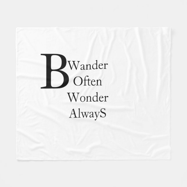 Fleece Blanket (Front (Horizontal))