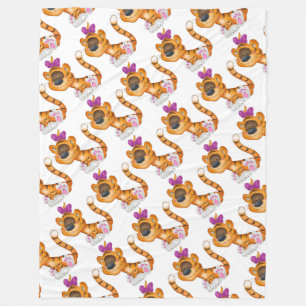 Fleece Blanket/Baby Tigers Blanket