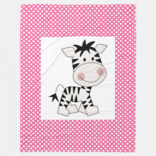Fleece Blanket/Baby Zebra