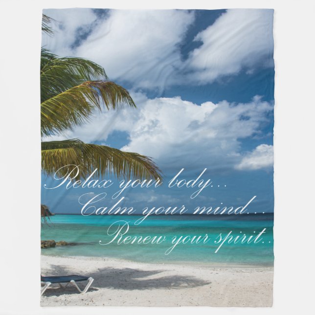 Fleece Blanket/Beach Blanket (Front)