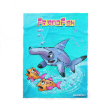 Fleece Blanket cartoon FriendFish gangs