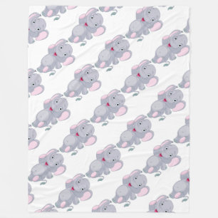 Fleece Blanket/Elephants Blanket