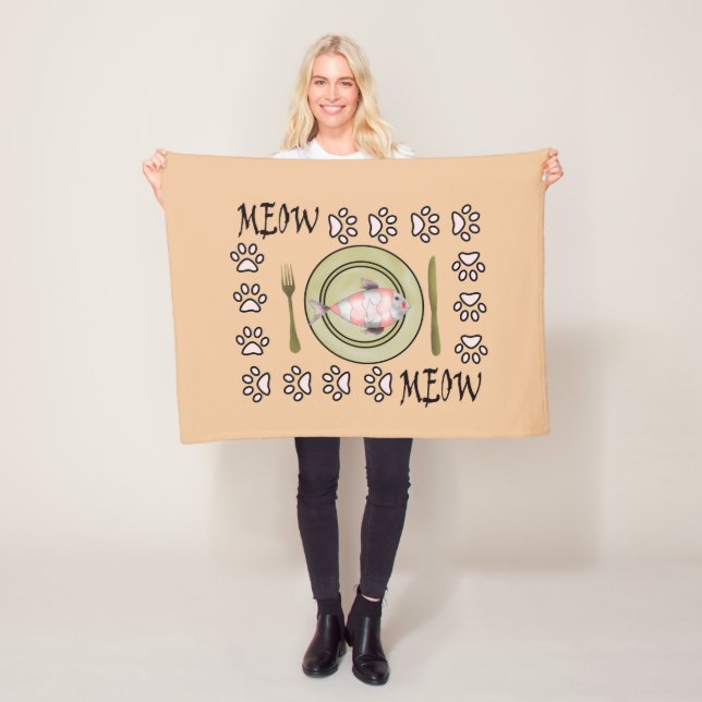 Fleece blanket for cat lovers (In Situ)