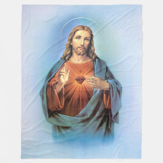 Fleece Blanket/Jesus (Front)