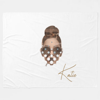 Fleece Blanket, Large 60" x 80" Katie Design Blanket