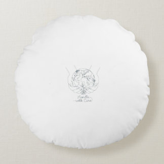Fleece Blanket Round Cushion