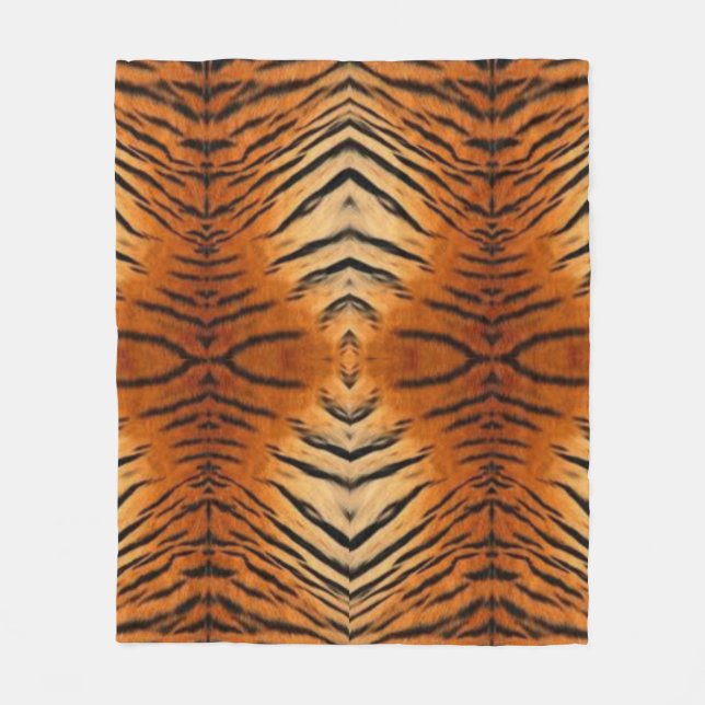 Fleece Blanket Tiger style  (Front)
