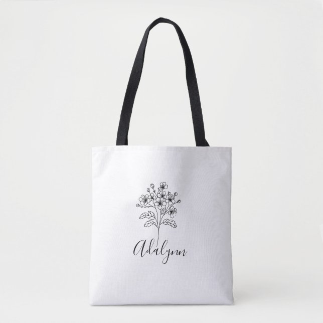 Fleece Blanket Tote Bag (Front)