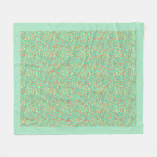 Fleece Blanket with Tropical Waters Design