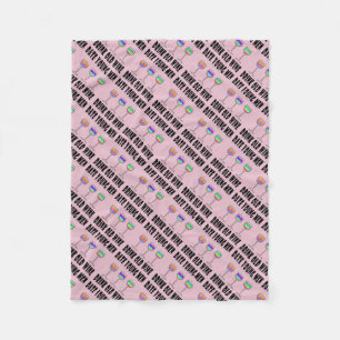 FLEECE BLANKETS - DRINK OLD WINE, DATE YOUNG MEN