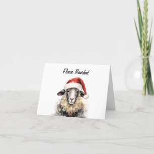 Fleece Navidad Customisable Thank You Card