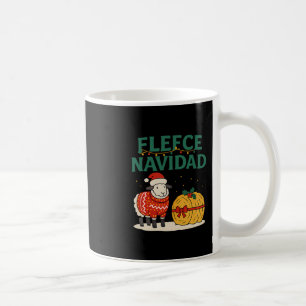 Fleece Navidad Farm Christmas Sheep Holiday Graphi Coffee Mug