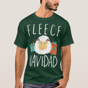 Fleece Navidad Feliz Navidad Merry Christmas T-Shirt