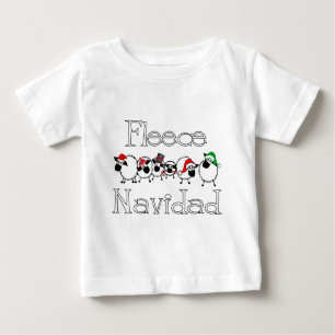 Fleece Navidad Funny Christmas Apparel Baby T-Shirt