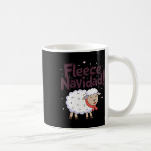 Fleece Navidad Funny Christmas Sheep Festive Coffee Mug