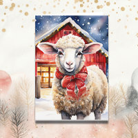 Fleece Navidad | Funny Christmas Sheep Pun