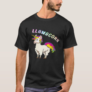 Fleece Navidad Llamacorn Unicorn Llama Christmas P T-Shirt