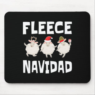 Fleece Navidad Mouse Pad