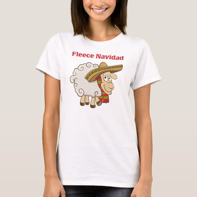 Fleece Navidad T-Shirt (Front)