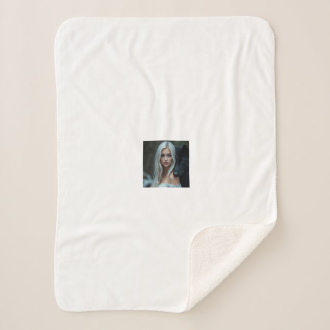 Fleece & Sherpa Blanket  (Front)